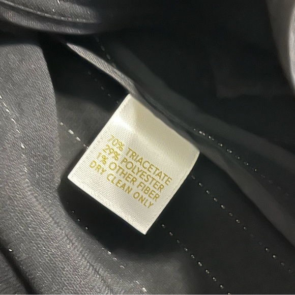 Nordstrom encore pinstripe ruffle blazer jacket 0X - Picture 3 of 5